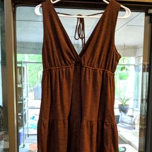 Little brown sundress